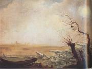 Carl Gustav Carus Boat Trapped in Blocks of Ice (mk10) oil painting picture wholesale